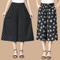 【S-4XL】💖Femeii talie Elastic ridicat plisat sifon Wide Leg Culottes