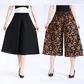 【S-4XL】💖Femeii talie Elastic ridicat plisat sifon Wide Leg Culottes