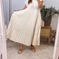 ✨💕【M-3XL】Rochie plisată pentru femei în culoare solidă👗
