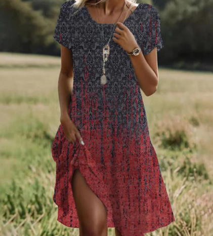 🌸 Rochie Cu Imprimeu Floral – Croială Lejeră, Feminină & Respirabilă | Perfectă pentru Vară, Plajă & Ieșiri ✨👗