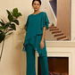 📢📢REDUCERE DE 60%!! ✨💝Moda de vara Chiffon doamnelor Plus Dimensiune două piese Set