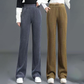 Femei Versatile Simple Stretch Elastic talie vrac largi pantaloni picior