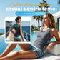 ✨ Costum de baie feminin din două piese cu imprimeu, material elastic confortabil, ideal pentru plajă și vacanțe 🩱