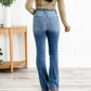 💎 50% REDUCERE ACUM! 👖Pantaloni din denim cu control pentru burtă și croială bootcut