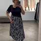 Rochie casual patchwork pentru femei