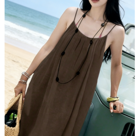 💃ULTIMA ZI CU 50% REDUCERE!!✨Rochie fără spate, în culori uni, pentru femei💕