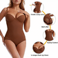 🔥Body modelator cu sutien | Talie ajustabilă, cu drapaj, pentru efect de slăbire✨