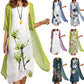 🔥 Ofertă specială valabilă 3 zile 🌸 Rochie din două piese pentru femei, cu imprimeu floral.