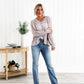 💎 50% REDUCERE ACUM! 👖Pantaloni din denim cu control pentru burtă și croială bootcut