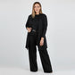 ⏳Promoție limitată de primăvară⏰Set elegant din 3 piese, incluzând cardigan lung, top și pantaloni💞