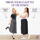 【S-4XL】💖Femeii talie Elastic ridicat plisat sifon Wide Leg Culottes