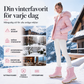 Vattentäta snökängor för dam med plyschfoder och skaft i mellanhöjd👢❄️