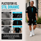 👕Set de tricou și pantaloni scurți pentru bărbați, vară – Design gradient, respirabil și ușor – Perfect pentru zilele călduroase și ieșirile casual 🩳