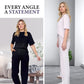 ✨Ținută elegantă din două piese pentru femei – Bluză confortabilă și pantaloni asortați