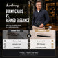 ✨ Portcard premium combinat din piele naturală și fibră de carbon, tehnologie blocare RFID anti-copiere date carduri, design compact practic pentru portabilitate zilnică