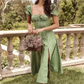 🌼 Rochie femei cu guler pătrat, mâneci bufante și imprimeu floral, lejeră de vară confortabilă