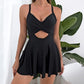 🎁Nou sosit 50% REDUCERE💥🩱Costum de baie întreg pentru femei, cu decupaje
