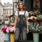 🔥Noutăți și Oferte Speciale - Salopete Denim Casual, Lejere, cu Buzunare pentru Femei