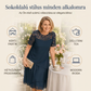 Rochie Midi în Linie A, cu Stratificare din Tul, pentru Femei