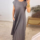 ✨💕【M-3XL】Rochie plisată pentru femei în culoare solidă👗