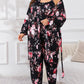 Set confortabil de pijamale din 3 piese – halat, camisol și pantaloni lungi