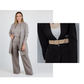⏳Promoție limitată de primăvară⏰Set elegant din 3 piese, incluzând cardigan lung, top și pantaloni💞