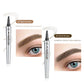 🔥Big Sale 50% OFF🔥 Creion de tatuaj 3D rezistent la apă cu 4 sfaturi de furculiță pentru microblading (💥cumpărați 1, primiți 1 gratuit)
