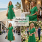 👗Rochii elegante cu decolteu în V, cu ochiuri și franjuri, pentru femei
