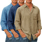Cămașă din denim pentru bărbați (mâneci lungi)