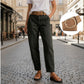 👖 50% REDUCERE ACUM! Pantaloni utilitari pentru femei, cu talie înaltă și croială conică – croială care subțiază silueta, buzunare practice și țesătură rezistentă la șifonare ✨👜