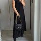 ✨💕【M-3XL】Rochie plisată pentru femei în culoare solidă👗