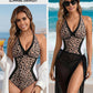 🔥VÂNZARE DE ZIUA DE NAȘTERE 50% REDUCERE👙Costum de baie întreg cu blocuri de culoare și efect de slăbire