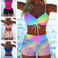 🌈Set de bikini cu imprimeu