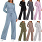 🔥ULTIMA ZI 50% REDUCERE👚2026 Set pantaloni largi cu mâneci lungi pentru femei, pentru ținute casual 💕