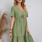 【S-3XL】👗Rochie lungă casual cu mânecă scurtă