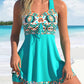 🥳VÂNZARE TOP 2026🥳💞50K+ VÂNDUTE!🎀💫 REDUCERE 45%! 👙Costum de baie separabil cu top cu bretele și pantaloni scurți mulati