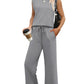 【S-2XL】💕2025 Top casual + pantaloni cu picioare largi