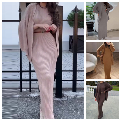 💕Set rochie pulover lejer 2 piese pentru femei