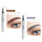 🔥Big Sale 50% OFF🔥 Creion de tatuaj 3D rezistent la apă cu 4 sfaturi de furculiță pentru microblading (💥cumpărați 1, primiți 1 gratuit)