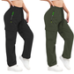 👖 BEGRÄNSAD TID: 50 % RABATT! 💥 Vintage-cargobyxor för dam med fickor – lös passform, andningsbara, justerbar midja ✨