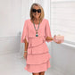 💖Rochie elegantă pentru femei, cu mâneci cu volane, în straturi – Stil natural pentru orice ocazie💃