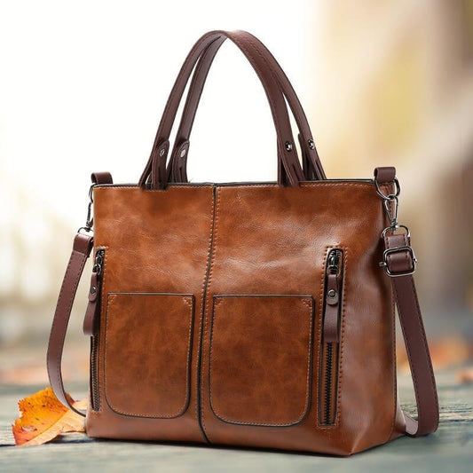 👜Geantă de umăr din piele în stil vintage pentru femei
