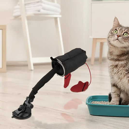 Joc interactiv pentru pisici în formă de tren