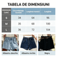 Șorturi de blugi pentru femei, talie înaltă, croială lejeră