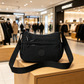 👜Geantă de umăr pentru femei, într-o singură culoare ✨Geantă de zi cu zi la modă, cu fermoar și mai multe buzunare
