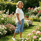 Pantaloni Capri de vară pentru femei cu detalii ajurate din dantelă