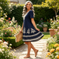 👗Rochie casual pentru femei, în stil boem, cu imprimeu floral