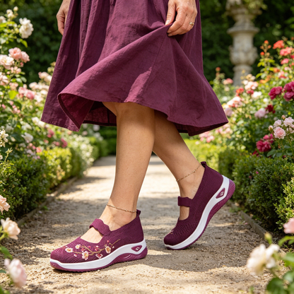 🌸 Pantofi casual din țesătură tricotată, cu talpă moale și respirabili