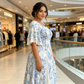 🌷Ofertă limitată în timp👗Rochie cu mâneci cu volane și croi evazat, cu un aspect eteric
