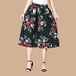 【S-4XL】💖Femeii talie Elastic ridicat plisat sifon Wide Leg Culottes